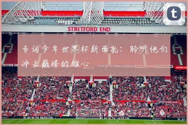 专访今年世界杯新面孔:聆听他们冲击巅峰的雄心